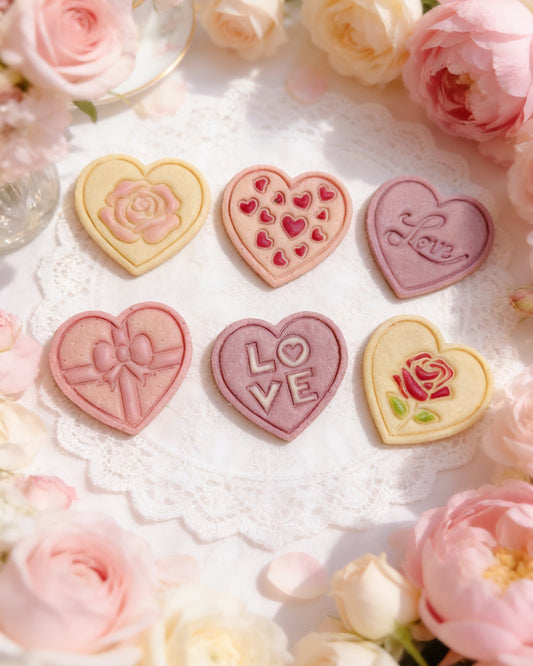 Blush Petal Hearts